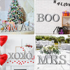 Qunclay 12'' Silver Crystal Diamond Bling Letters Crushed Diamond Decoration Wooden Glitter Letter with Screw and Hooks Rhinestone Gift for Wedding Y2k Mcbling Bedroom Wall Decor (Letter G)