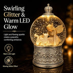 Cat Memorial Gifts for Loss of Cat Sympathy Gift, Snow Globe with Auto Swirling Glitter & 6H Timer, Battery or USB Powered, Cat Remembrance Gifts for Home Decor