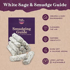 Purple Canyon Sage Smudge Kit - (12 Pack) - White Sage Smudge Sticks Incense Kit for Meditation Home Cleansing Aromatherapy and Smudge Rituals