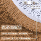 OLANLY Area Rugs for Living Room Bedroom, Machine Washable 4x5.9 ft Soft Fluffy Shaggy Bedside Rug, Indoor Floor Carpet for Kids Girls and Boys, Dorms, Nursery Rooms, Home Decor Aesthetic, Khaki