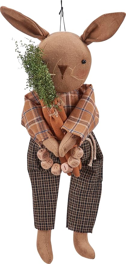 Primitives by Kathy Collectible Doll - Spring Rabbit