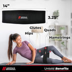 Heavy Resistance Bands - Hip Bands for Working Out, Premium Exercise Bands Resistance, Durable Resistance Bands for Strength, Flexibility & Glute Workouts
