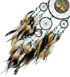 Large Dream Catchers for Bedroom Adult Brown Boho Dream Catcher Wall Decor Tree of Life Suncatcher Hanging for Boys Teen Room Decor Dorm Living Room Hanging Decoration Festival Gifts