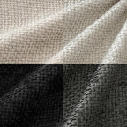 MIULEE Pack of 4 Halloween Couch Throw Pillow Covers 16x16 Inch Neutral Cream/Grey Soft Decorative Chenille Pillow Covers Farmhouse Accent Cushion Covers for Boho Home Decor Sofa Bedroom Living Room