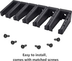 Adoreal Magnetic ABS 6 Standard AR Rack Wall Mount, AR Mag Holder for 5.56 .223 Magazines, Wall Magazine Display, Magnet AR Mag Storage Organizer