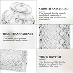 Glass Bud Vase Set of 32 Pcs, Small Glass Vases for Flowers, Clear Bud Vases in Bulk, Vintage Vases for Wedding Centerpieces, Wedding Decorations, Home Table Flower Decor