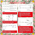 Easter Wreath Garland Hanger for Front Door , Adjustable Fits 18"- 51" Door Widths , Heavy-Duty Valentine Daily Decoration Holder for Wreaths, Lights & More , No Screws, Drilling, No Damage Door