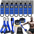 WOQQW Heavy Resistance Bands for Working Out, 350lbs/450lbs Exercise Bands with Handles, Workout Bands Set for Men, Fitness Weight Bands for Muscle Strength Training,Stretching,Slim,Home Gym Equipment