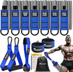 WOQQW Heavy Resistance Bands for Working Out, 350lbs/450lbs Exercise Bands with Handles, Workout Bands Set for Men, Fitness Weight Bands for Muscle Strength Training,Stretching,Slim,Home Gym Equipment