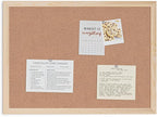 U Brands Cork Bulletin Board, 18" x 24" Inches, Light Birch Wood Frame (265U00-01)