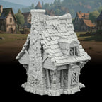 Medieval Blacksmith Shop TTRPG Buildings – 25mm Scale Unpainted RPG Terrain Set for Dungeons and Dragons, Scenario Pieces for Wargame & Role Playing – Medieval Village E AF1124E