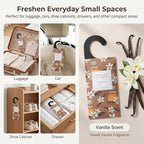 ROSE COTTAGE Large 12 Packs Vanilla Hanging Closet Air Freshener Scented Sachets Long Lasting Smell Goods