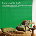 MaxGear Large Cork Board for Wall 36" x 24", Emerald Green Bulletin Board, 6 Pack Felt Wall Tiles with Pushpins, Cork Boards for Office Push Pin Board Tack Board Felt Board