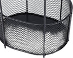 FILFEEL Duty Iron Umbrella Stand – Freestanding Metal Umbrella Holder with Drainage Mesh Base for Entryway, Home, Office & Commercial Use – Compact 20x15x50cm Vertical Storage Rack
