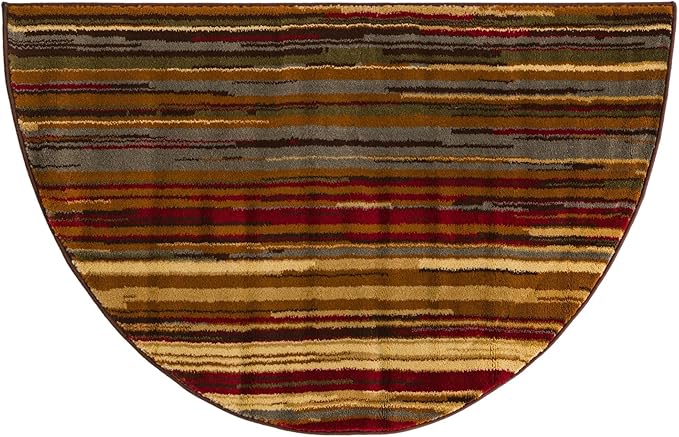 Unique Loom Barista Collection Area Rug - Icatu (2' 7" x 4' 1" Hearth, Beige/Brown)