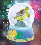 CoTa Global Sea Turtle Snow Globe - Sparkly Water Globe Figurine with Sparkling Glitter, Collectible Novelty Ornament for Home Decor, for Birthdays, Christmas, and Valentine's Day - 65mm