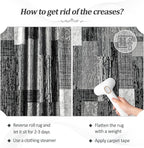 FlyDOIT Modern Geometric Patchwork Area Rug, 2.7x8 Grey Runner Rugs for Living Room, Rockwood Collection Indoor Rugs for Bedroom, Throw Carpet Floor Decor for Entryway Dining Room Office Nursery