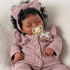 BABESIDE Lifelike Reborn Baby Dolls Black Girl – 20 Inch Lifelike Newborn Real Life Baby Dolls with Soft Weighted Body, Comfort Companion for Bedtime, Naptime & Emotional Support Gift for Kids Age 3+