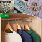 Cedar Blocks for Clothes Storage, Natural Cedar Wood Hooks for Closets and Drawers, 100% Natural & Fresh Scented Wardrobe Organizer, 17 Pack