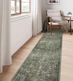 Lahome Rug Runners for Hallways Non Slip 2x12, Washable Non Slip Kitchen Runner Rugs, Vintage Sage Green Soft Carpets for Long Hall Entrance Indoor Laundry