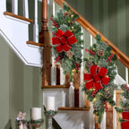 Haute Decor Classic Pre-lit Holiday Swags (Set of 2 - Staircase)
