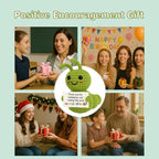 Caterpillar Thank You Gift – Mini Handmade Crochet with Appreciation Card – Funny Small Present for Teachers Coworkers Volunteers – You Made This Year Special!