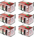BlissTotes Moving Bags, 93L 6-Pack Storage Bags, Moving Box Heavy Duty Extra Large, Moving Totes with Zipper, Reinforced Handles Boxes for Packaging Moving, Decorative Wreath Storage