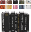 ORITZIO Oversized Set of 9 Faux Books with Hidden Storage (Black), Fashion Books, Coffee Table Accessory, Bookshelf Decor, Home Staging