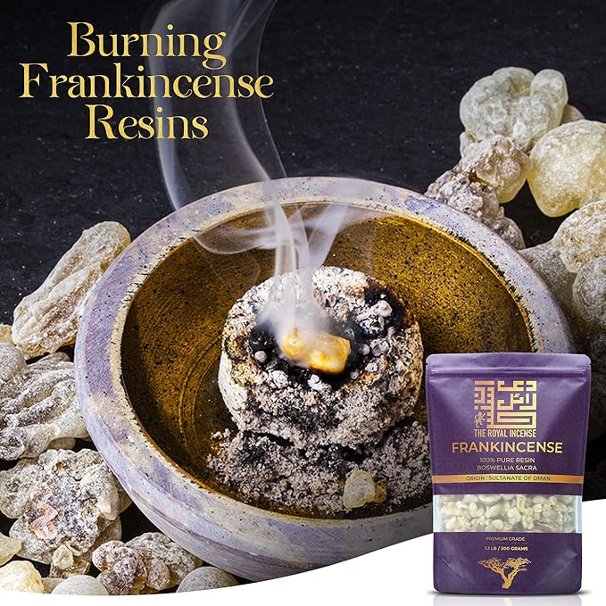 Frankincense Resins | Boswellia Sacra Frankincense Incense |Chruch Incense Olibanum Gum Bulk |Luban 100 Grams (3.5 Ounce)