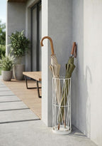 Mango Steam Pluvian™ Soakstone™ Umbrella Holder (Regular, White)