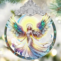 Jocidea Stained Glass Hanging Decor - Christmas Tree Ornaments - Gifts for Women, Mom