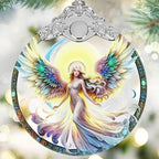 Jocidea Stained Glass Hanging Decor - Christmas Tree Ornaments - Gifts for Women, Mom