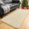 OLANLY 2x4 Machine Washable Runner Rugs for Hallway, Soft Fluffy Shaggy Bedside Rugs for Bedroom, Living Room, Indoor Floor Carpet for Kids Girls and Boys, Nursery Rooms, Home Decor Aesthetic, Cream