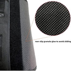 Wanty Sofa Armrest Organizer Couch Arm Chair Caddy Sofa Cover Storage Holder for Remote Control Magazine Book Smart Phone Tablet Drinks and Water Bottle (Black)