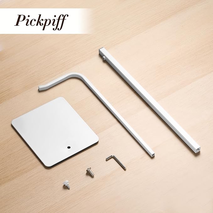 pickpiff Adjustable Purse Display Stands - White Tabletop Display Holder for Handbags, Wreaths and Banners, for Home Closets, Retail Displays and Vendor Booths (2-Pack) | Non-Slip Base