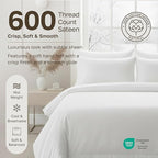 California Design Den California King Sheets Deep Pockets Set - Luxury 600 Thread Count 100% Cotton Sateen, California King Sheet Set, Hotel-Quality Bedding - Dark Olive Green