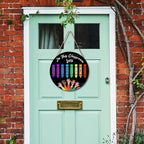 Welcome Sign for Classroom Door Decorations In This Classroom Welcome Door Hanger Sign Teacher Wooden Sign 12”x12” Classroom Welcome Door Sign for Elementary School Teacher Supplies