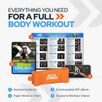 Pull Up Assistance Resistance Bands - Long Loop Power Bands for Men and Women - Strength Power Flexibility Training at Home & Gym - Ebooks & Workout Chart Included by Iron Core Fitness