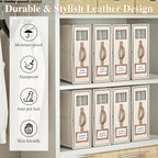 3 Pack Foldable Bed Sheets Set Organizers and Storage(King & Queen Size),Linen Fabric Closet Organizers with Window,Folding Bedding Storage Box for Bedsheets and Pillow Cube Organizer-Beige