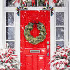 Pigort Christmas Door Toppers Christmas Door/Window Coner Decorations Christma Light Windows Walls DIY Craft for Party Ornament
