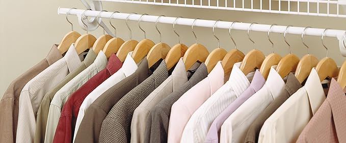 ClosetMaid SuperSlide Adjustable Hanging Rod, 6 to 8 Feet - Organizer for Closet Systems, White
