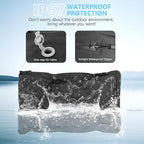 2PC Professional Vacuum Bags for Travel, Dobaly IP67 Reusable Vacuum Compression Bags for Suitcases and Backpack Space Saver Vacuum Bags Lightweight&Durable(2 Large No Pump)