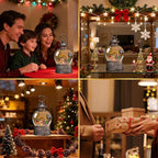 Nativity Scene Christmas Snow Globes, 10.24" Electric Light up Snow Globe Christmas, Festive Song 6H Timer & Dual Power, Musical Snowglobes Christmas Decorations Indoor Snowglobe Ornament