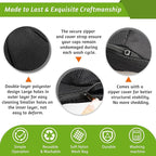 Eiito Hat Washer Cage, Hat Washer for Baseball Caps, Hats Washing Machine with Frame and Washers Bag, Keep the Hats in Shape, Suitable for Adult and Kid's 2 Pack Black