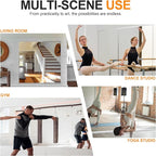 Delma Home Gym Mirror,48''x24''x2PCS Silver,Large Full Body Tempered Glass Frameless, Wall-Mounted for Gym, Yoga, Garage, Bedroom, Bathroom