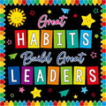 party greeting Growth Mindset Bulletin Board Decorations Great Habits Build Great Leaders Paper Cutouts Colorful Back to School Bulletin Board Set for Kindergarten Preschool Decor