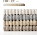 MIULEE Boho Farmhouse Throw Pillow Covers 18x18 Inch Set of 4 Neutral Tan Decorative Cushion Covers Soft Corduroy Nordic Spring Home Decor for Couch Bed Sofa Living Room