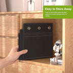 VERONLY Over the Door Shoe Organizer, Hanging Shoe Rack for Closet with 16-20 Pairs Capacity, Foldable Storage for Shoes, Boots, Sneakers, for Dorm Room, Apartment, Small Spaces（Black