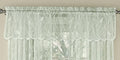 Sweet Home Collection Kitchen Window Tier, Swag, or Valance Curtain Treatment in Stylish and Unique Patterns and Designs for All Home Décor, Songbird Ivory