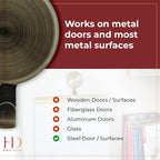 Haute Decor Attract Magnetic Hanger, 1 Pack - Strong Magnet Hook for Metal Doors and Surfaces